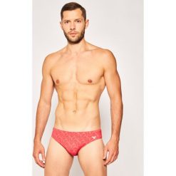 Kąpielówki Emporio Armani 211721 0P406 00175. Czerwone kąpielówki męskie Emporio Armani, m, bez wzorów, z elastanu. W wyprzedaży za 189,00 zł.