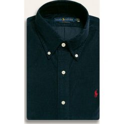 Polo Ralph Lauren - Koszula. Niebieskie koszule męskie Polo Ralph Lauren, xxl, bez wzorów, z bawełny, casualowe, polo, z długim rękawem. W wyprzedaży za 379,90 zł.