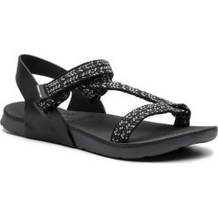 Sandały RIDER - Rx III Sandal Fem 82657 22335 Dark Grey/Black. Czarne klapki damskie Rider, bez wzorów, z tworzywa sztucznego, bez obcasa. W wyprzedaży za 129,00 zł.