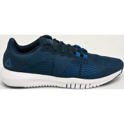 Reebok - Buty Flexagon. Niebieskie sneakersy męskie Reebok, z materiału, na sznurówki. W wyprzedaży za 179,90 zł.