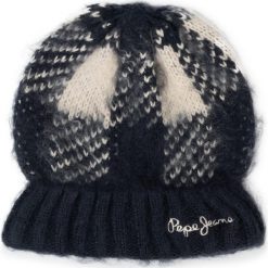 Czapka PEPE JEANS - Laia Hat PL040289 Dulwich 594. Niebieskie czapki damskie Pepe Jeans, na zimę, bez wzorów, z jeansu. W wyprzedaży za 99,00 zł.