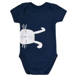 Garnamama Body Dziecięce Rabbit 86 Niebie. Niebieskie body niemowlęce Garnamama, bez wzorów, bez rękawów. W wyprzedaży za 24,00 zł.