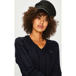 Lacoste - Sweter. Niebieskie swetry klasyczne damskie marki Lacoste, s, z wełny. W wyprzedaży za 459,90 zł.