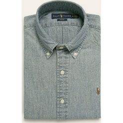 Polo Ralph Lauren - Koszula jeansowa. Niebieskie koszule męskie Polo Ralph Lauren, s, bez wzorów, z bawełny, casualowe, polo, z długim rękawem. Za 559,90 zł.