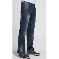 Shine - Jeansy. Niebieskie jeansy męskie SHINE, bez wzorów, z obniżonym stanem. W wyprzedaży za 129,90 zł.