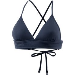 Biustonosz bikini w kolorze granatowym. Niebieskie stroje kąpielowe dwuczęściowe damskie Najlepsze stroje na plażę, z materiału. W wyprzedaży za 173,95 zł.
