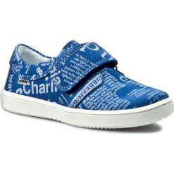 Kapcie BARTEK - 85608-1E9 Niebieski. Niebieskie sandały chłopięce Bartek, ze skóry, bez zapięcia. W wyprzedaży za 119,00 zł.