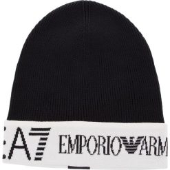 Czapka EA7 EMPORIO ARMANI - 285570 8A311 59020 Jet Black/Brig. Whit. Czarne czapki męskie marki EA7 Emporio Armani, z bawełny. W wyprzedaży za 209,00 zł.