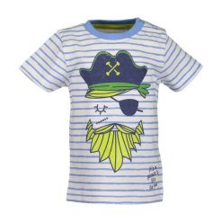 Blue Seven Koszulka Chłopięca 74 Kremowy. Niebieskie t-shirty chłopięce Blue Seven, w paski, bez rękawów. W wyprzedaży za 31,00 zł.