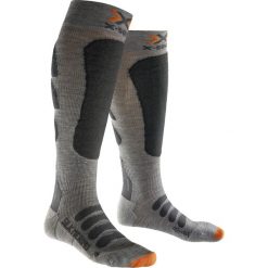 Skarpety X-SOCKS SKI SILK-MERINO MAN. Szare skarpetki męskie X SOCKS, bez wzorów, z wełny. W wyprzedaży za 147,00 zł.
