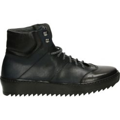 Botki męskie - 2886 BLU-NER. Czarne bez kategorii Venezia, ze skóry. Za 449,00 zł.