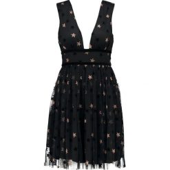 Sukienki hiszpanki: New Look STAR PLUNGE SKATER DRESS Sukienka koktajlowa black