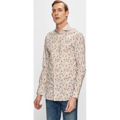 Selected - Koszula. Białe koszule męskie marki Selected, s, bez wzorów, z bawełny, casualowe, z włoskim kołnierzykiem, z długim rękawem. Za 259,90 zł.