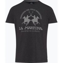 La Martina - T-shirt męski, szary. Szare t-shirty męskie z nadrukiem marki La Martina, m, z dżerseju. Za 139,95 zł.