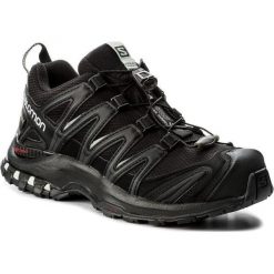 Buty trekkingowe damskie: Salomon Buty damskie XA PRO 3D GTX W Black/Black/Mineral Grey r. 41 1/3 (393329)