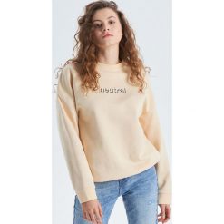 Bluza - Beżowy. Brązowe bluzy damskie Cropp, s, bez wzorów, bez rękawów, bez kaptura. W wyprzedaży za 39,99 zł.