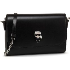 Torebka KARL LAGERFELD - 205W3099 Black 999. Czarne listonoszki damskie KARL LAGERFELD, bez wzorów, ze skóry, bez dodatków. Za 1189,00 zł.