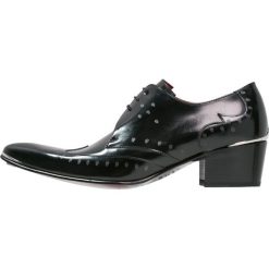 Jeffery West SYLVIAN Oksfordki black. Czarne buty wizytowe męskie marki Jeffery West, bez wzorów, ze skóry, eleganckie, na sznurówki. W wyprzedaży za 587,30 zł.