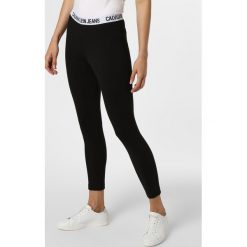 Calvin Klein Jeans - Legginsy damskie, czarny. Czarne legginsy damskie Calvin Klein Jeans, xs, bez wzorów, z jeansu. Za 309,95 zł.