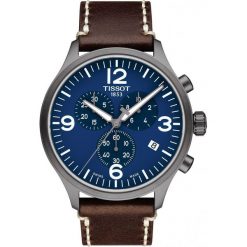 PROMOCJA ZEGAREK TISSOT CHRONO XL T116.617.36.047.00. Niebieskie zegarki męskie marki TISSOT, ze stali. W wyprzedaży za 1232,00 zł.