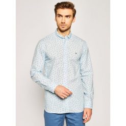 Koszula TOMMY HILFIGER Soft Bouvy Dot Print MW0MW13452. Niebieskie koszule męskie TOMMY HILFIGER, xl, bez wzorów, z bawełny, casualowe, bez kołnierzyka, bez rękawów. W wyprzedaży za 269,00 zł.