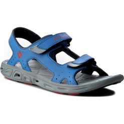 Sandały COLUMBIA - Youth Techsun Vent BY4566 Stormy Blue/Mountain Red. Niebieskie sandały chłopięce Columbia, ze skóry ekologicznej, bez zapięcia. W wyprzedaży za 149,00 zł.