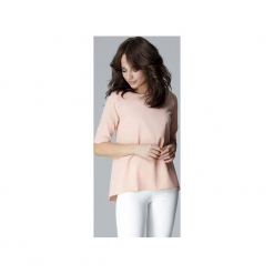 Bluzka L002 Róż. Czerwone bluzki nietoperze marki Lenitif, l, eleganckie. Za 119,00 zł.