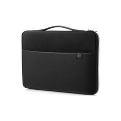 Torba HP Carry Sleeve 14 cali Czarno-srebrny. Szare torby na laptopa HP, bez wzorów. Za 99,00 zł.