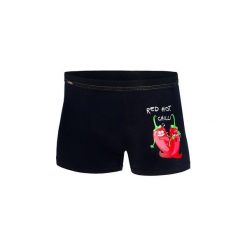 Bokserki Chilli 2 010/50. Niebieskie bokserki męskie marki Cornette, z nadrukiem. Za 37,90 zł.