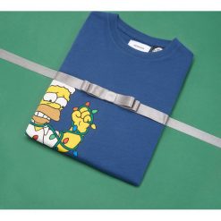 T-shirt The Simpsons - Granatowy. Niebieskie t-shirty męskie Reserved, s. Za 49,99 zł.