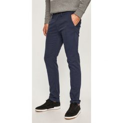Tom Tailor Denim - Spodnie. Niebieskie spodnie męskie TOM TAILOR DENIM, na co dzień, bez wzorów, z elastanu, casualowe. W wyprzedaży za 159,90 zł.
