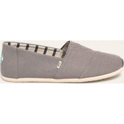 Toms - Espadryle Classic. Szare espadryle męskie Toms, bez wzorów, z gumy. W wyprzedaży za 179,90 zł.