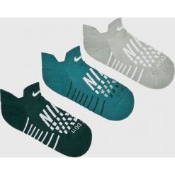 Nike - Skarpetki (3-pack). Zielone skarpetki męskie marki Nike, z elastanu. W wyprzedaży za 49,90 zł.