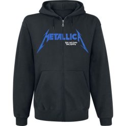 Bluzy męskie: Metallica Doris Bluza z kapturem rozpinana czarny