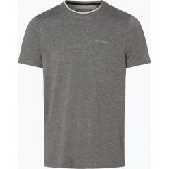 Ted Baker - T-shirt męski, szary. Szare t-shirty męskie Ted Baker, m, z napisami, z kontrastowym kołnierzykiem. Za 179,95 zł.