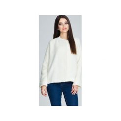 Kurtka M585 Ecru. Brązowe kurtki damskie FIGL, xl, bez wzorów, z wełny, bez kaptura. Za 229,00 zł.