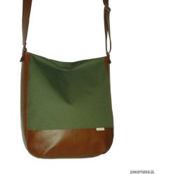 Oliwkowa torba na ramie, listonoszka oliwka. Zielone shopper bag damskie Pakamera, na ramię, matowe. Za 135,00 zł.