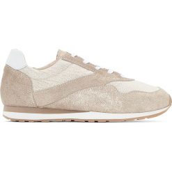 Trampki damskie slip on: Niskie trampki ze skóry
