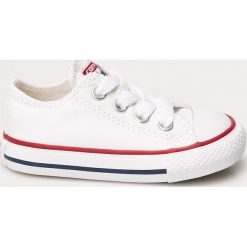 Converse - Tenisówki dziecięce. Szare buty dziewczęce sportowe marki Converse, z materiału, na sznurówki. Za 169,90 zł.