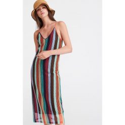 Sukienka w paski - Wielobarwny. Szare sukienki damskie Reserved, s, w paski, bez kołnierzyka, bez rękawów. Za 139,99 zł.