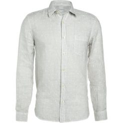 Koszule męskie na spinki: 120% Lino CAMICIA UOMO Koszula light grey
