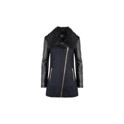 Płaszcze Guess -. Czarne płaszcze damskie Guess, z aplikacjami. Za 479,00 zł.