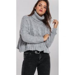 Szary Golf Leppington. Szare swetry damskie other, xl, bez wzorów, bez rękawów, bez kaptura. Za 119,99 zł.