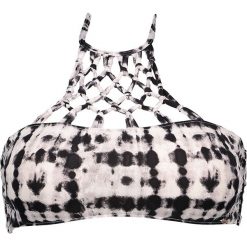 Bikini: Biustonosz bikini w kolorze czarno-szarym