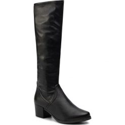Kozaki CAPRICE - 9-25506-23 Black Nap Stre 024. Czarne kozaki damskie Caprice, ze skóry ekologicznej, bez obcasa, na obcasie, bez zapięcia. Za 249,00 zł.