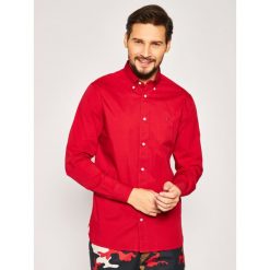 Koszula TOMMY HILFIGER Poplin MW0MW13700. Zielone koszule męskie TOMMY HILFIGER, xxl, bez wzorów, z elastanu, casualowe, bez kołnierzyka, bez rękawów. Za 299,00 zł.
