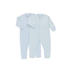Śpiochy niemowlęce: pink or blue Boys Baby Jednoczęściowa piżamka kolor niebieski