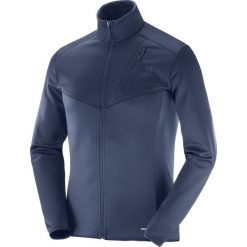 Bluzy męskie: Salomon Bluza męska Discovery FZ M Night Sky Heather r. XXL