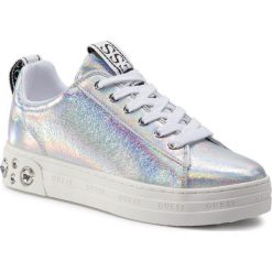 Sneakersy GUESS - Rivet FL7RIT LEL12 SILVE. Szare półbuty damskie Guess, ze skóry ekologicznej. Za 589,00 zł.