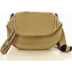 Lili torebka crossbody sport marco mazzini - beżowa. Brązowe torebki damskie sportowe MAZZINI, w paski, ze skóry, sportowe, bez dodatków. W wyprzedaży za 229,00 zł.